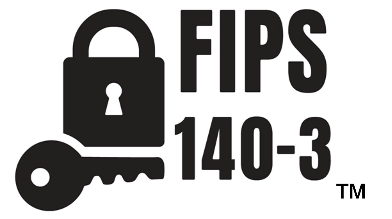 The FIPS 140-3 logo.